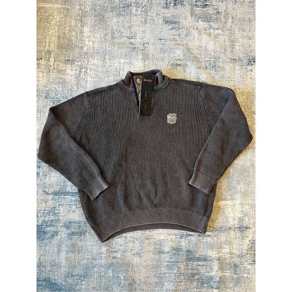 NHL Salute by Levelwear 2016 Winter Classic Gray High Neck 3 Button Pullover XL - Picture 1 of 7